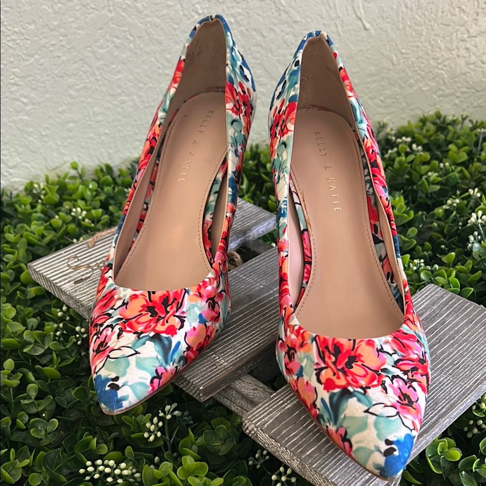 Kelly & Katie Pink and Blue Chic Heels